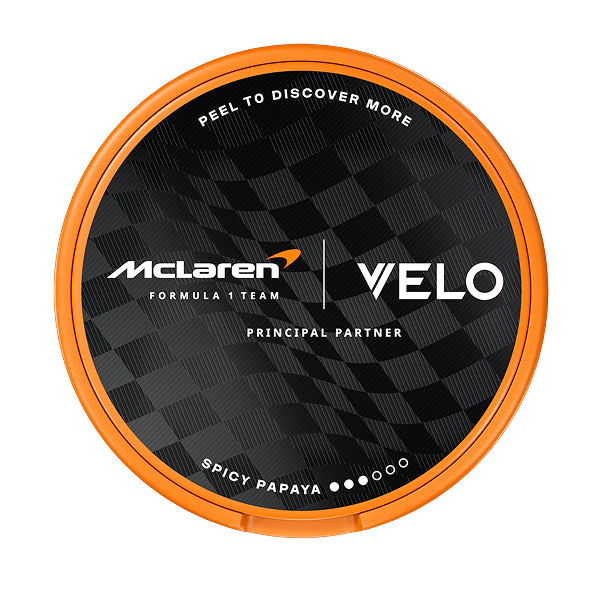 McLaren VELO spicy papaya can